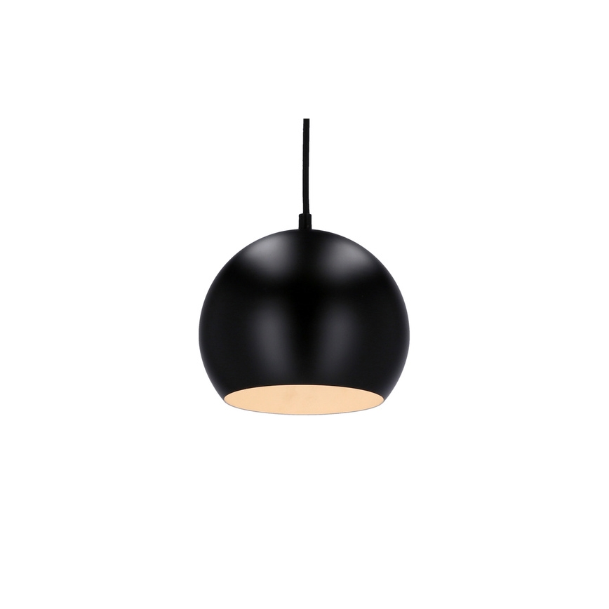 Pendel FLEN 1xE27/40W/230V diameter 20 cm sort
