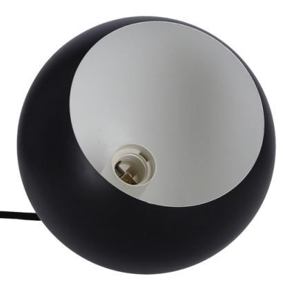 Pendel FLEN 1xE27/40W/230V diameter 20 cm sort