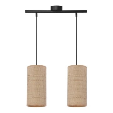 Pendel FLERI 2xE27/60W/230V Rattan
