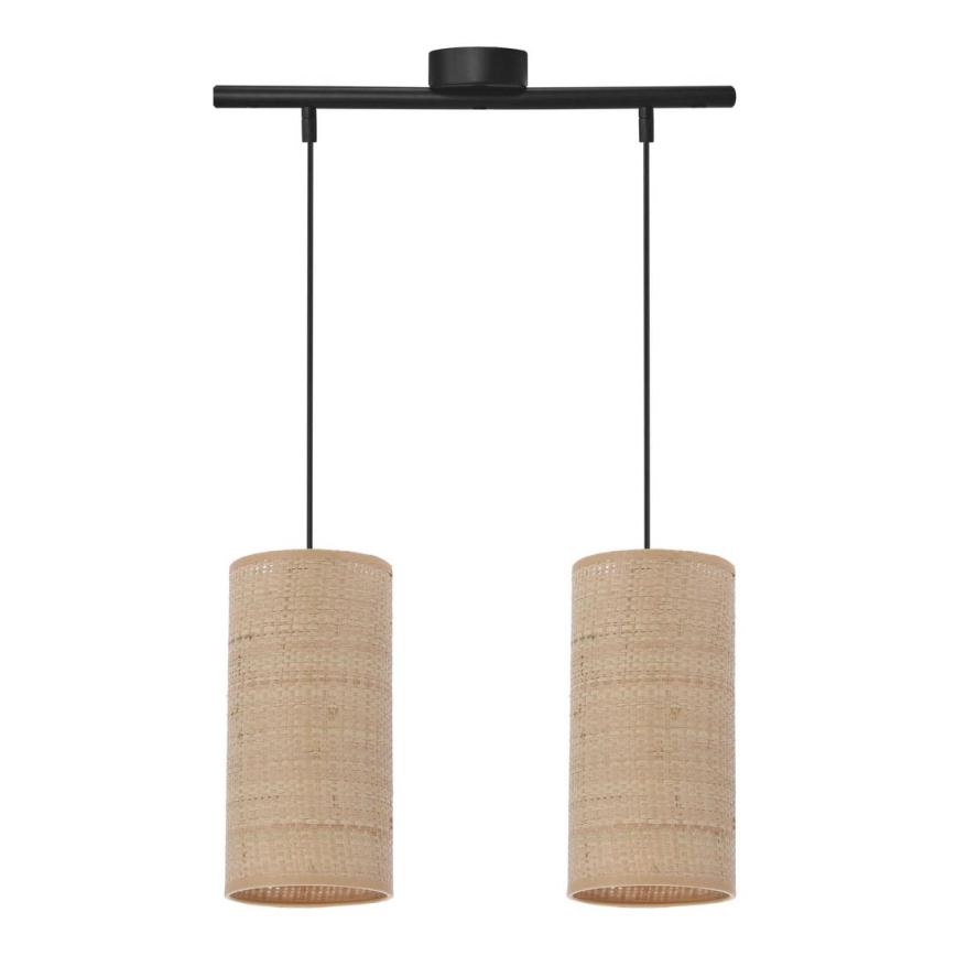 Pendel FLERI 2xE27/60W/230V Rattan
