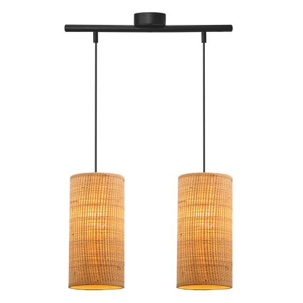 Pendel FLERI 2xE27/60W/230V Rattan