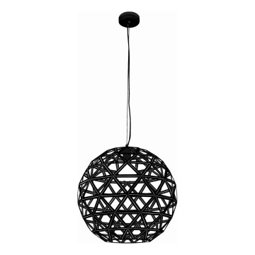 Pendel FROZEN 1xE27/60W/230V diameter 50 cm sort