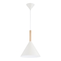 Pendel FUKS 1xE27/15W/230V cremefarvet/beige