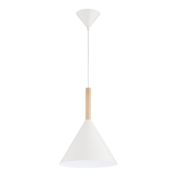 Pendel FUKS 1xE27/15W/230V cremefarvet/beige