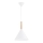 Pendel FUKS 1xE27/15W/230V hvid/beige