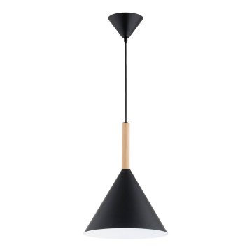 Pendel FUKS 1xE27/15W/230V sort/beige