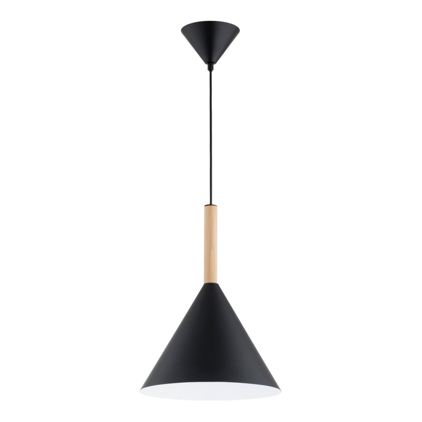 Pendel FUKS 1xE27/15W/230V sort/beige