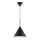 Pendel FUKS 1xE27/15W/230V sort/beige