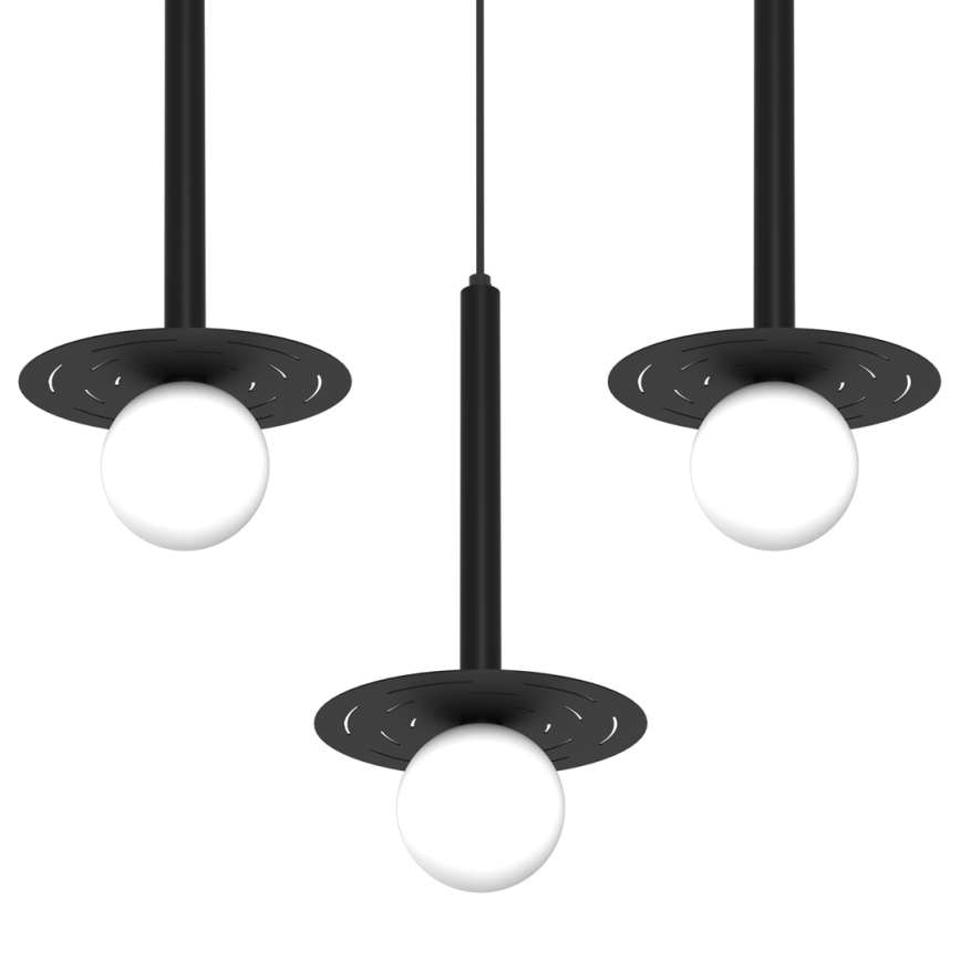 Pendel FUTURA 3xG9/7W/230V sort