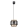 Pendel GABI 1xE27/60W/230V gylden/sort diameter 20 cm