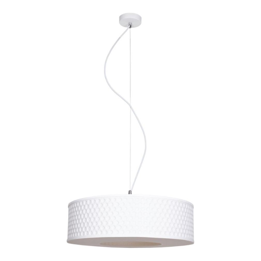 Pendel GARDA 1xE27/60W/230V diameter 40 cm hvid