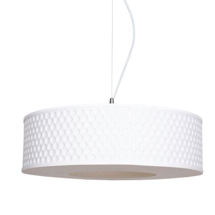 Pendel GARDA 1xE27/60W/230V diameter 40 cm hvid