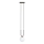 Pendel GLAM 1xE14/10W/230V sort