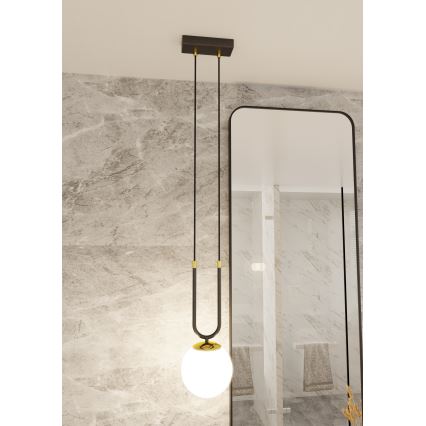 Pendel GLAM 1xE14/10W/230V sort