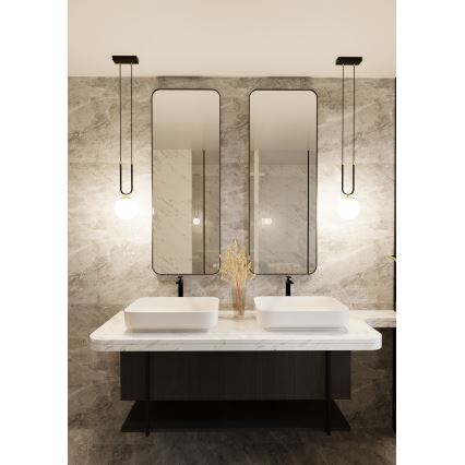 Pendel GLAM 1xE14/10W/230V sort