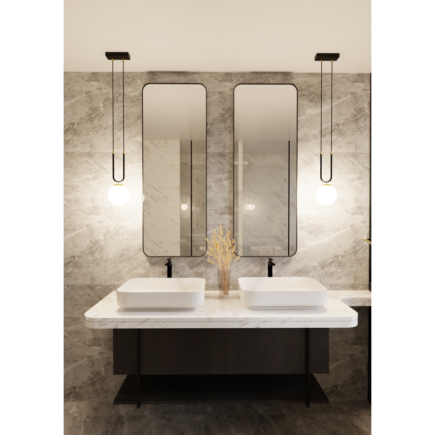 Pendel GLAM 1xE14/10W/230V sort