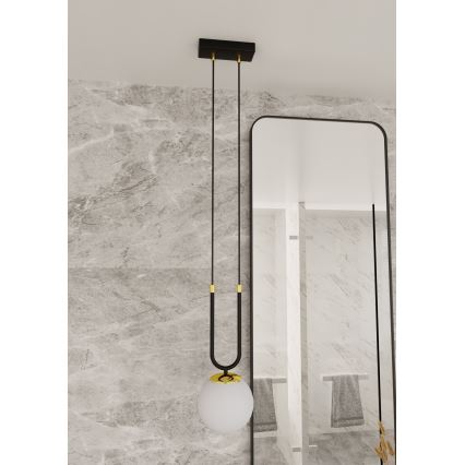 Pendel GLAM 1xE14/10W/230V sort