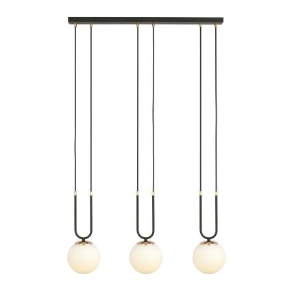 Pendel GLAM 3xE14/10W/230V sort