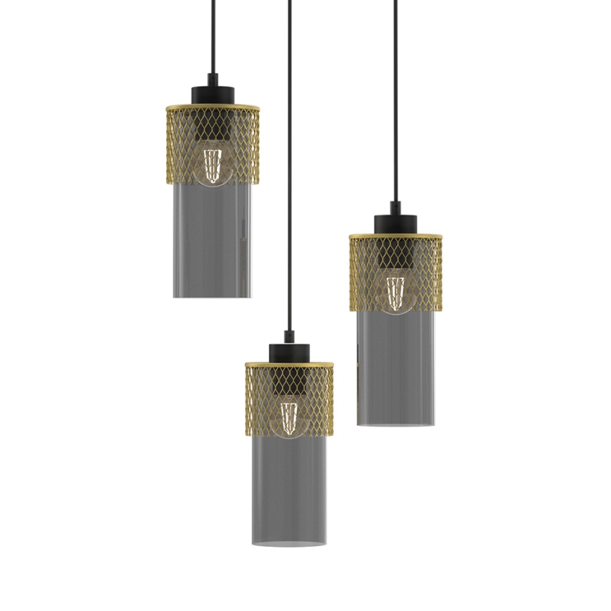 Pendel GLAM 3xE27/60W/230V