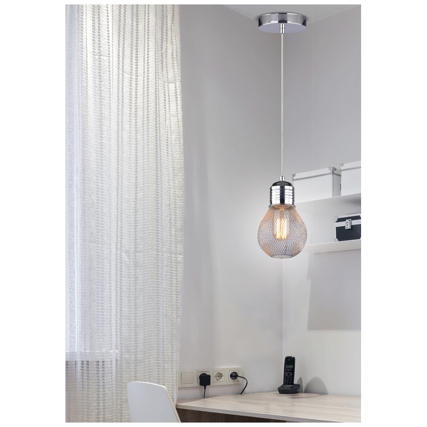 Pendel GLIVA 1xE27/60W/230V