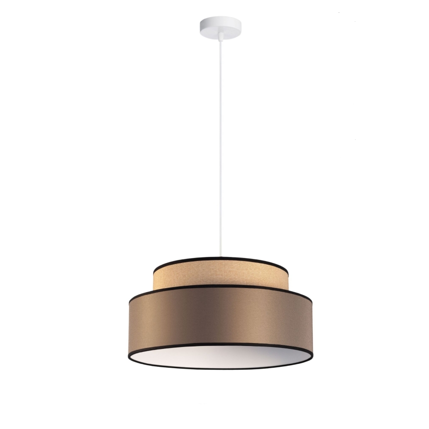 Pendel GRACE 1xE27/60W/230V beige/brun