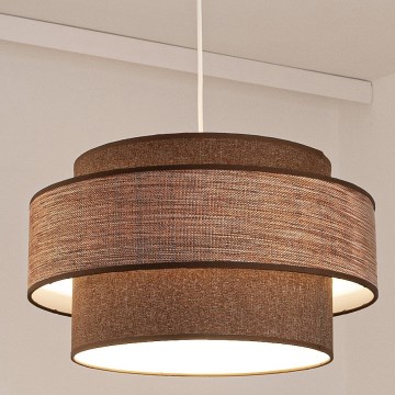 Pendel GRACE 1xE27/60W/230V brun/beige