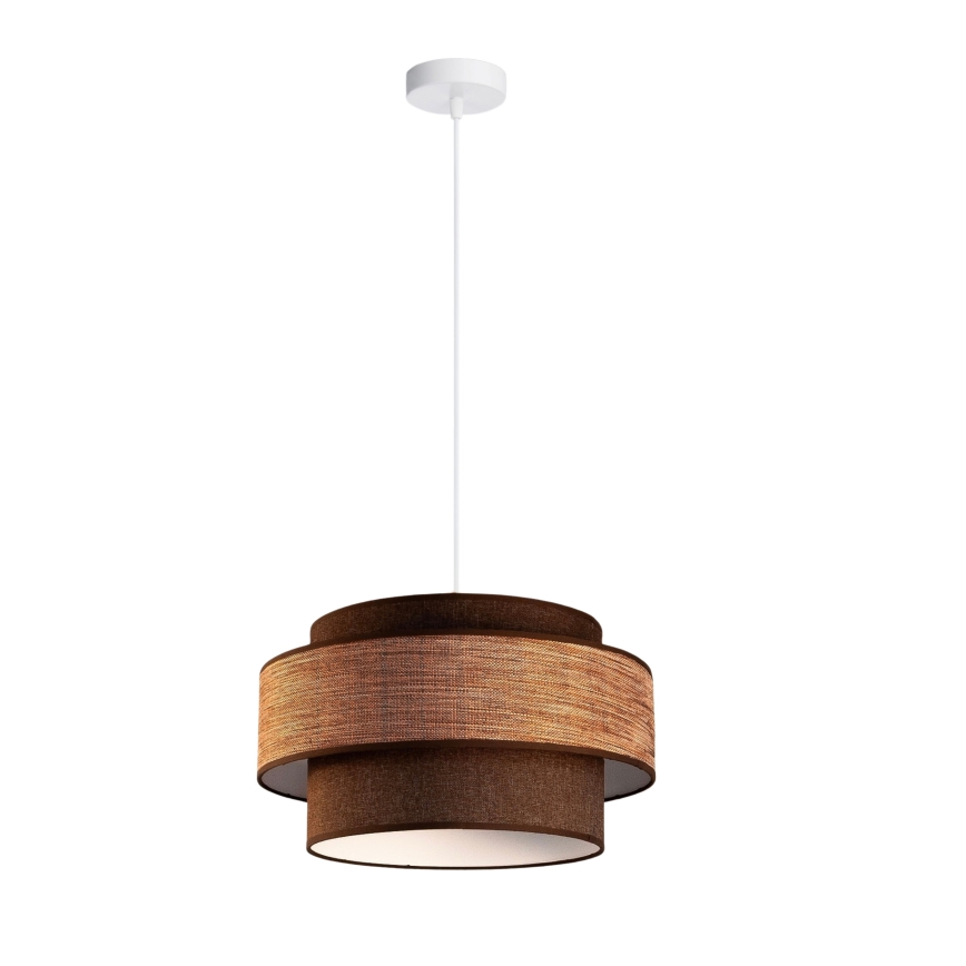 Pendel GRACE 1xE27/60W/230V brun/beige