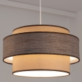 Pendel GRACE 1xE27/60W/230V diameter 40 cm beige/brun