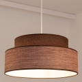 Pendel GRACE 1xE27/60W/230V diameter 40 cm brun/beige