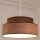 Pendel GRACE 1xE27/60W/230V diameter 40 cm brun/beige