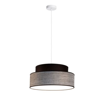 Pendel GRACE 1xE27/60W/230V sort/grå