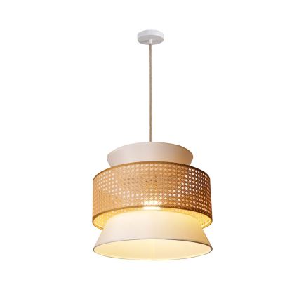 Pendel GRENADA 1xE27/20W/230V diameter 40 cm beige