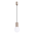 Pendel HALO 1xG9/8W/230V diameter 12 cm beige