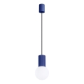 Pendel HALO 1xG9/8W/230V diameter 12 cm blå