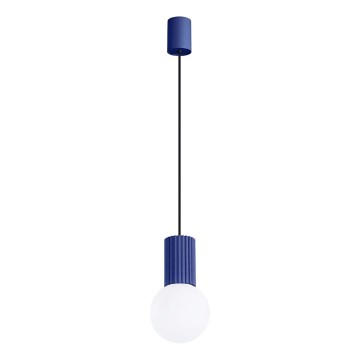 Pendel HALO 1xG9/8W/230V diameter 12 cm blå