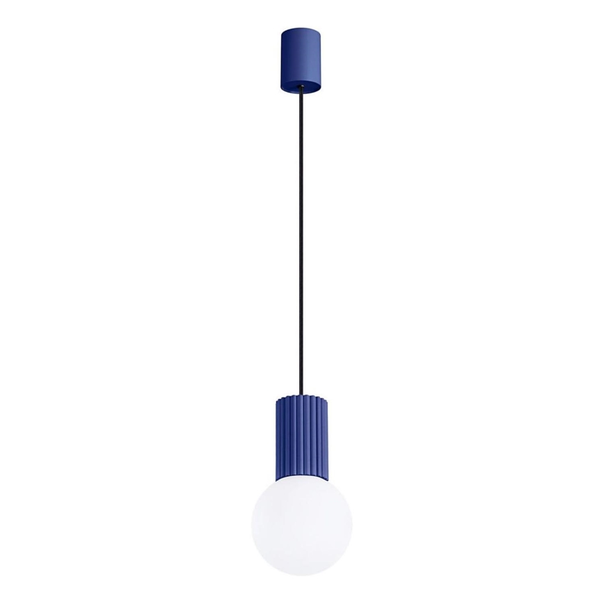 Pendel HALO 1xG9/8W/230V diameter 12 cm blå