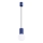 Pendel HALO 1xG9/8W/230V diameter 12 cm blå