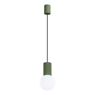 Pendel HALO 1xG9/8W/230V diameter 12 cm grøn
