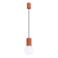 Pendel HALO 1xG9/8W/230V diameter 12 cm orange