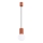 Pendel HALO 1xG9/8W/230V diameter 12 cm orange