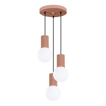 Pendel HALO 3xG9/8W/230V diameter 25 cm brun