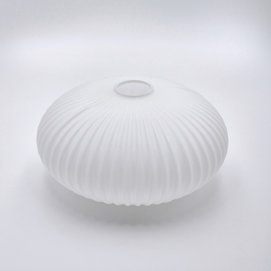 Pendel HARMA 1xE27/15W/230V diameter 25 cm hvid/guldfarvet
