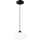 Pendel HARMA 1xE27/15W/230V diameter 25 cm hvid/sort