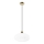 Pendel HARMA 1xE27/15W/230V diameter 30 cm hvid/guldfarvet