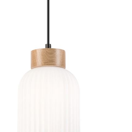 Pendel HARMONY 1xE27/15W/230V diameter 14 cm hvid/eg