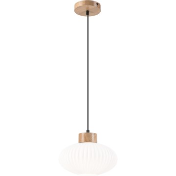 Pendel HARMONY 1xE27/15W/230V diameter 25 cm hvid/eg