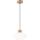 Pendel HARMONY 1xE27/15W/230V diameter 25 cm hvid/eg
