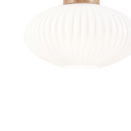 Pendel HARMONY 1xE27/15W/230V diameter 25 cm hvid/eg