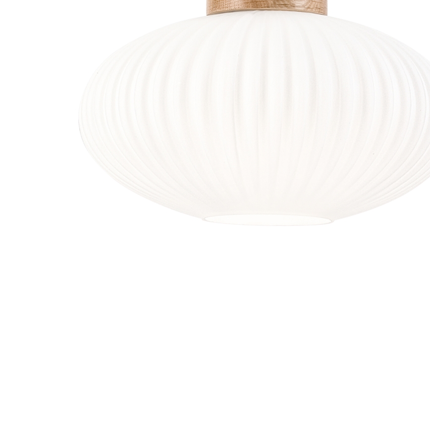Pendel HARMONY 1xE27/15W/230V diameter 25 cm hvid/eg