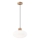 Pendel HARMONY 1xE27/15W/230V diameter 30 cm hvid/eg